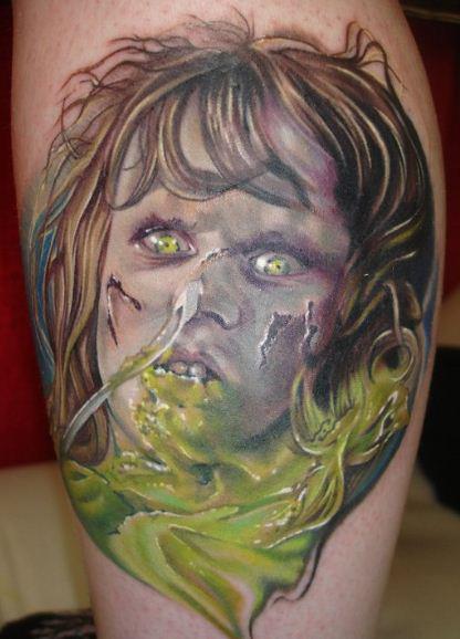 Tatuaggio Fantasy Polpaccio Zombi di Heather Maranda