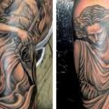 Arm Fantasy Angel tattoo by Border Line Tattoos