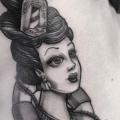 Side Woman Lifebelt tattoo by Border Line Tattoos
