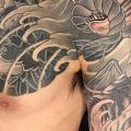 tatouage Épaule Japonais Tigre par Artistic Tattoo