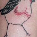 tatuaje Brazo Pájaro por Madame Chän