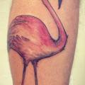Arm Flamingo tattoo by Madame Chän