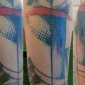 Schulter Vogel Abstrakt tattoo von Madame Chän