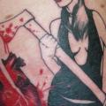 tatuaje Corazon Lado Mujer Sangre por Madame Chän