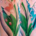 Blumen Abstrakt tattoo von Mariusz Trubisz