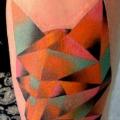 Arm Fox Abstract tattoo by Mariusz Trubisz