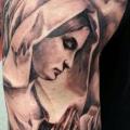 Shoulder Religious tattoo by Alans Tattoo Studio