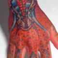 Hand Abstract tattoo by DeLaine Neo Gilma