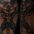 tatuaje Brazo Fantasy Hulk por Kri8or