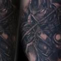 Arm Fantasy Ironman tattoo by Kri8or
