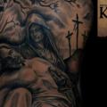 Back Religious tattoo by Kri8or