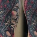 tatuaggio Ritratti Realistici Gypsy di Kri8or