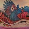 Fantasy Belly Phoenix tattoo by Elvin Tattoo