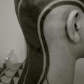 Tribal Kopf Nacken tattoo von Apocaript