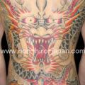Japanese Back Dragon tattoo by Hori Hiro