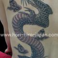 tatuaje Japoneses Espalda Dragón por Hori Hiro