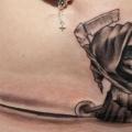 Fantasy Belly Death tattoo by Dark Art Tattoo