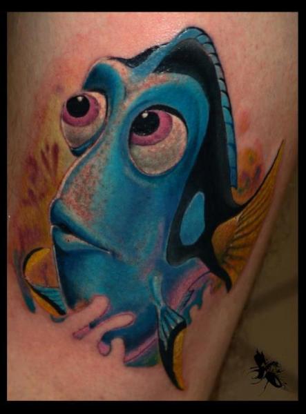 Tatuaggio Fantasy Pesce di Dark Art Tattoo