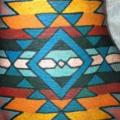 Hand Geometric Abstract tattoo by Chad Koeplinger
