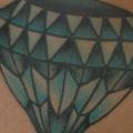 Schulter Diamant tattoo von Chad Koeplinger