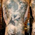 Japanische Rücken Po Geisha tattoo von Analog Tattoo
