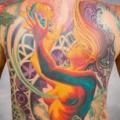 Fantasie Rücken tattoo von Analog Tattoo