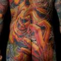 Fantasie Rücken Po Körper Sleeve tattoo von Analog Tattoo