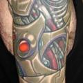 Shoulder Biomechanical tattoo by Analog Tattoo