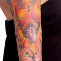 Shoulder Fantasy Heart tattoo by Analog Tattoo