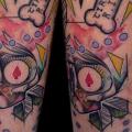 Arm Fantasie Totenkopf tattoo von Morbida Tattoo