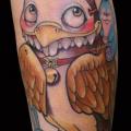 Arm Fantasy Owl tattoo by Ed Perdomo