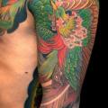 tatuaż Ramię Klatka piersiowa Japoński Smok przez Yellow Blaze Tattoo