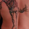tatuaggio Fantasy Schiena Cavalli di Heidi Hay Tattoo