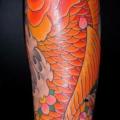 Arm Japanese Carp tattoo by Da Vinci Tattoo