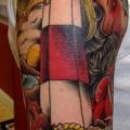 tatuaggio Braccio Faro di Da Vinci Tattoo