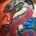 Schlangen Bauch tattoo von Da Vinci Tattoo