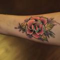Arm Flower tattoo by SH TH