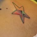 Star Back tattoo by SH TH