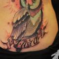 Side Owl tattoo by SH TH
