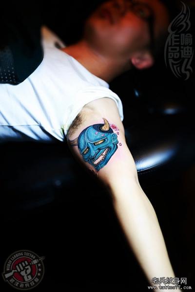 Tatuaje Brazo Japoneses Demonio por Tattoo 77