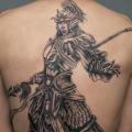 tatuaje Japoneses Espalda Samurai por Tattoo 77