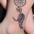Leg Dreamcatcher tattoo by Tattoo 77