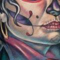 Arm Mexikanischer Totenkopf tattoo von Dzy Tattoo
