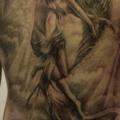 Fantasy Back Angel tattoo by GL Tattoo