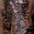 tatuaggio Fianco Giapponesi Demoni di GL Tattoo