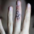 Finger Tribal tattoo by GZ Tattoo