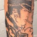Arm Fantasy Corto Maltese tattoo by Art and Soul Tattoo