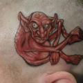 Fantasy Head Devil tattoo by Art and Soul Tattoo