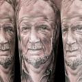 tatuaggio Braccio Ritratti Realistici di Attitude Tattoo Studio