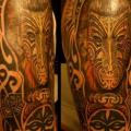 Shoulder Tribal tattoo by 28 Tattoo